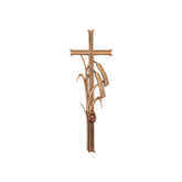 Croce monumentale in ottone, 38 x 13 cm